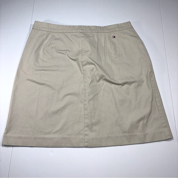 Tommy Hilfiger Women's Beige Khaki Chino Straight Skirt Size 16 - Picture 4 of 7